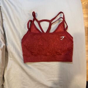 Women's Red Sports Bra